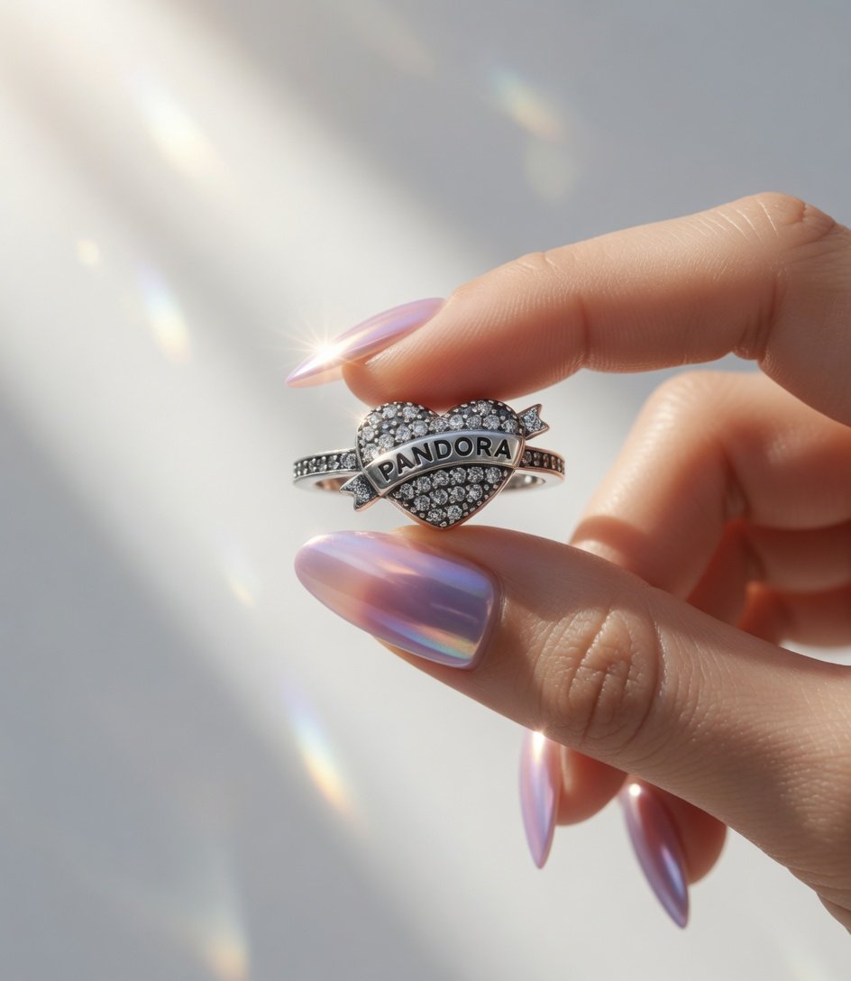 ANILLO CORAZON "PANDO" "con inscripcion"  C-109A
