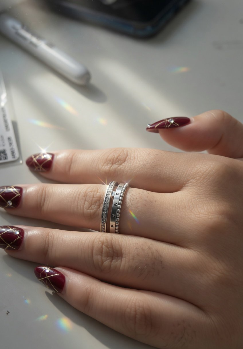 ANILLO "TRIPLE" PANDO "CON INSCRIPCION" C-109A