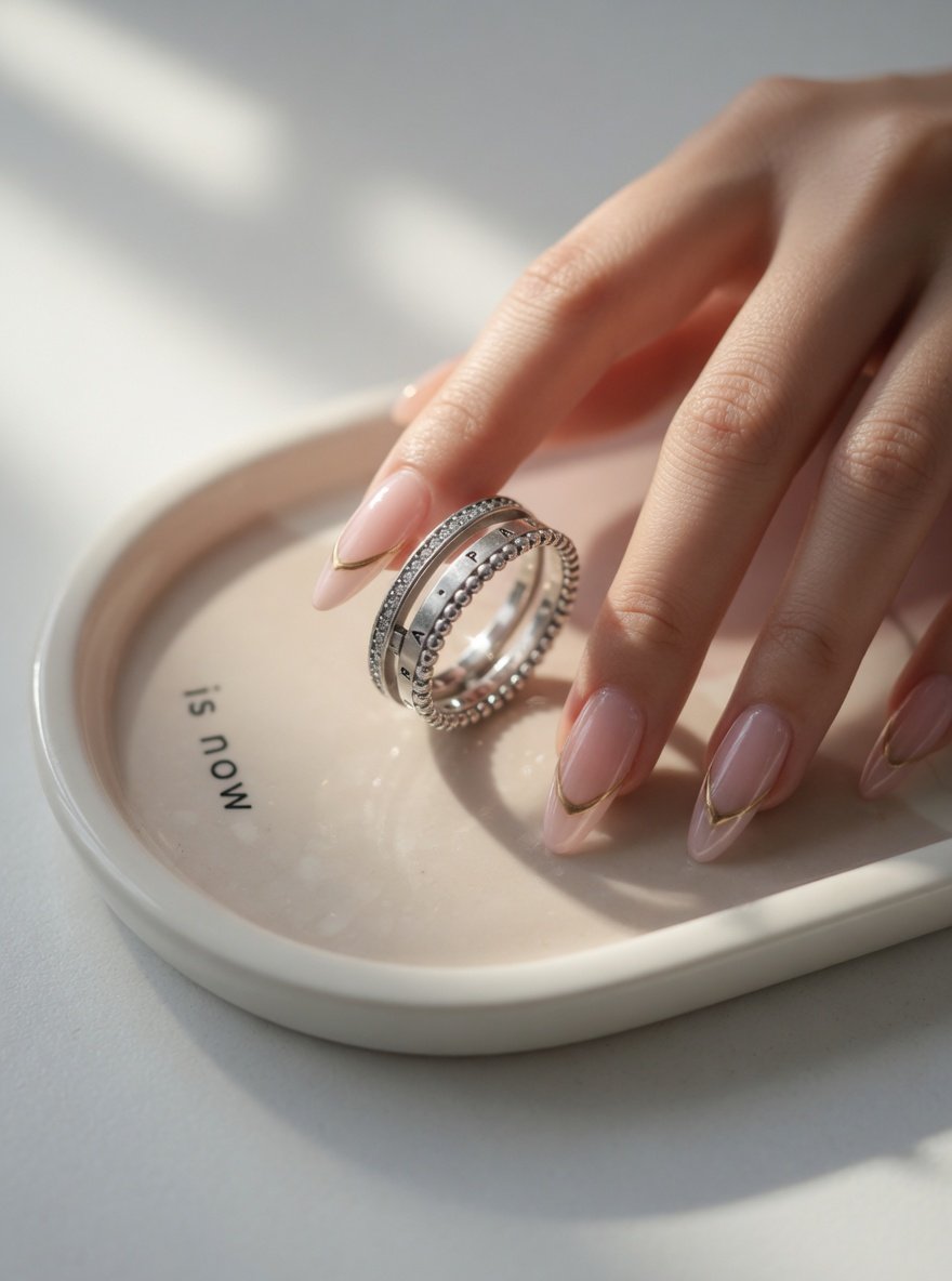 ANILLO "TRIPLE" PANDO "CON INSCRIPCION" C-109A