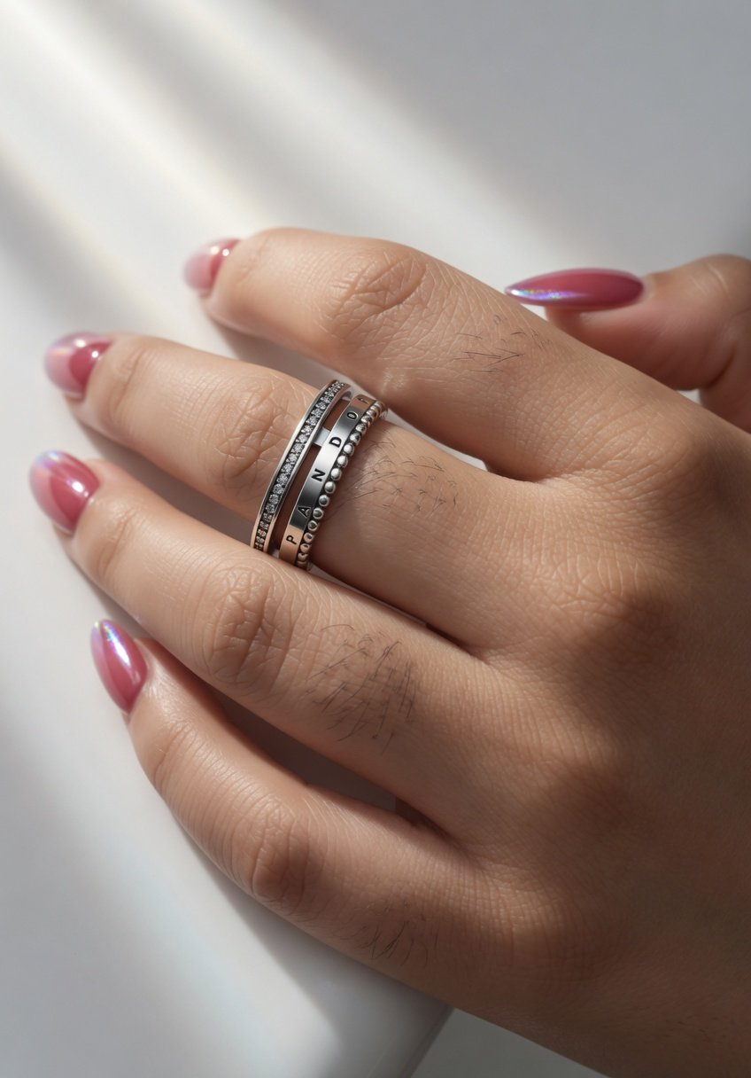 ANILLO "TRIPLE" PANDO "CON INSCRIPCION" C-109A