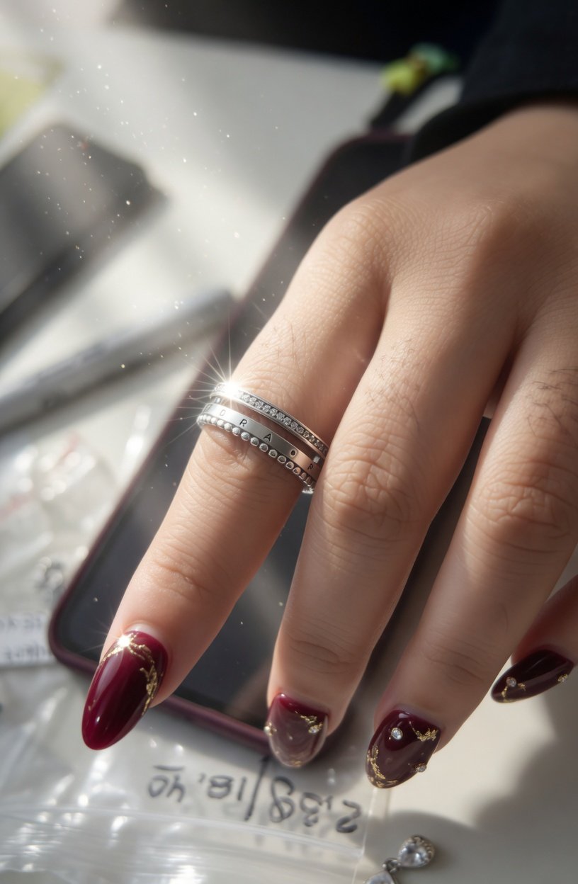 ANILLO "TRIPLE" PANDO "CON INSCRIPCION" C-109A