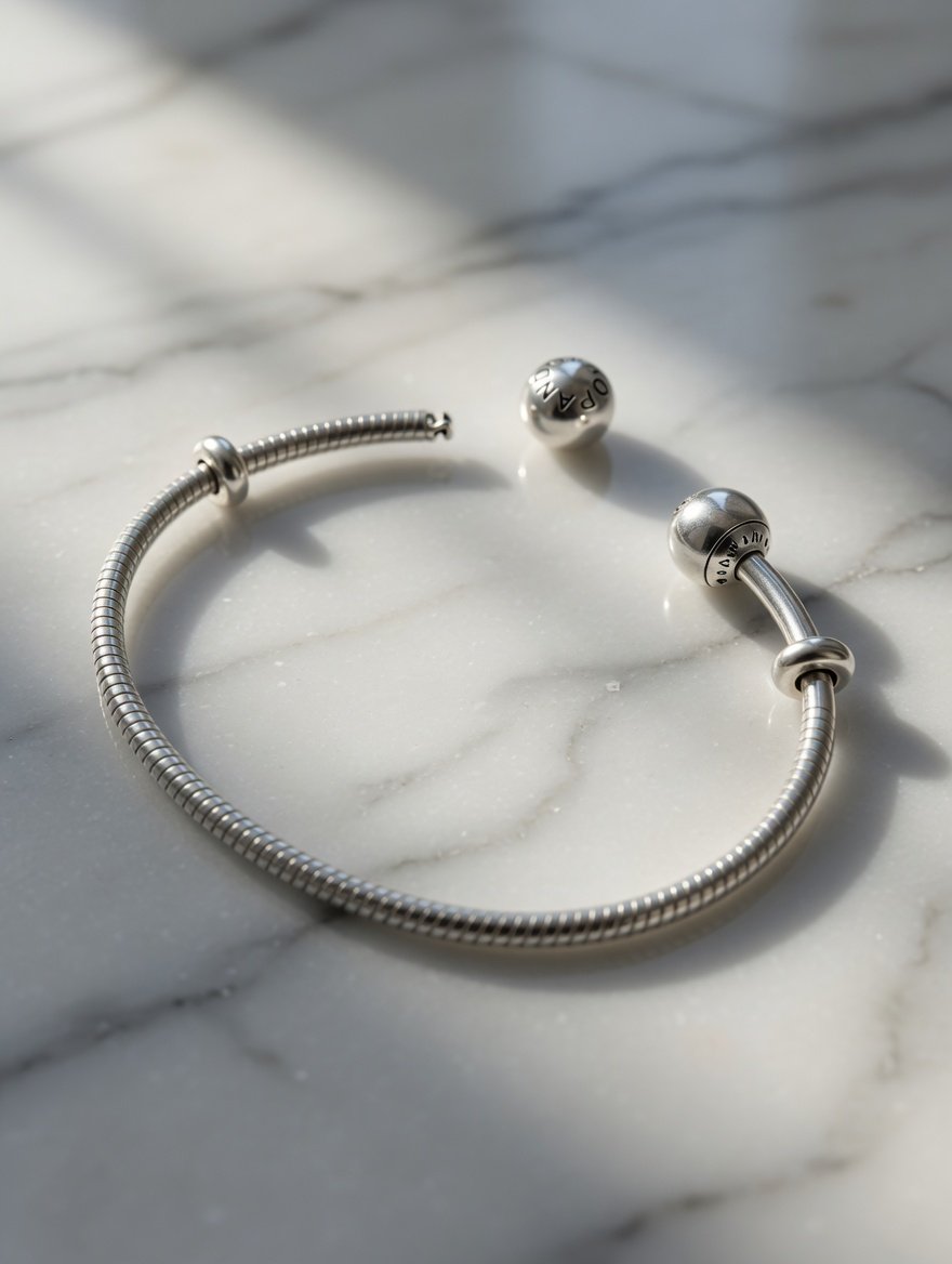 PULSERA ESCLAVA ESTILO SERPIENTE "CON INSCRIPCION" 17cm