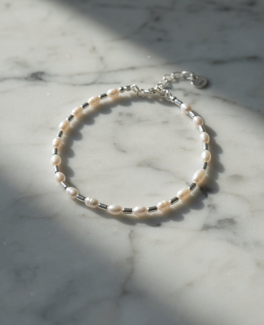 PULSERA PERLAS 17+3cm CP-P