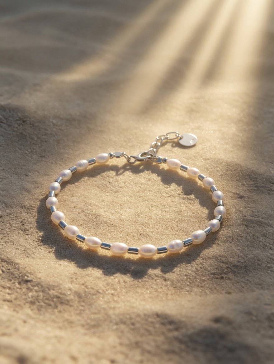 PULSERA PERLAS 17+3cm CP-P
