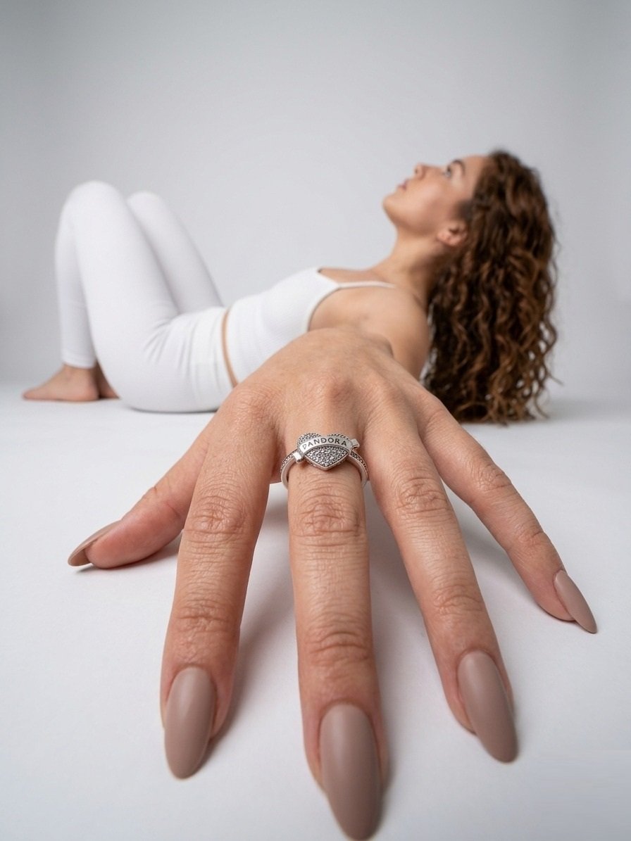 ANILLO CORAZON "PANDO" "con inscripcion"  C-109A