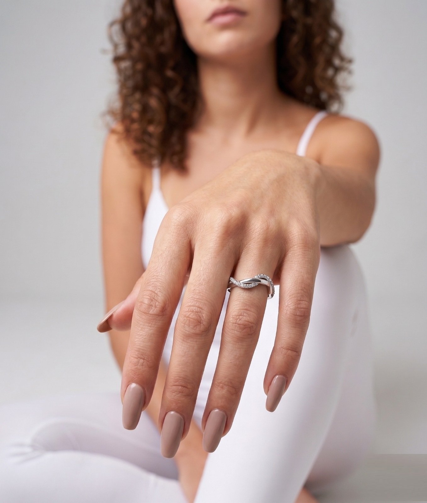 ANILLO OLA ENTRELAZADA PANDO C-109A