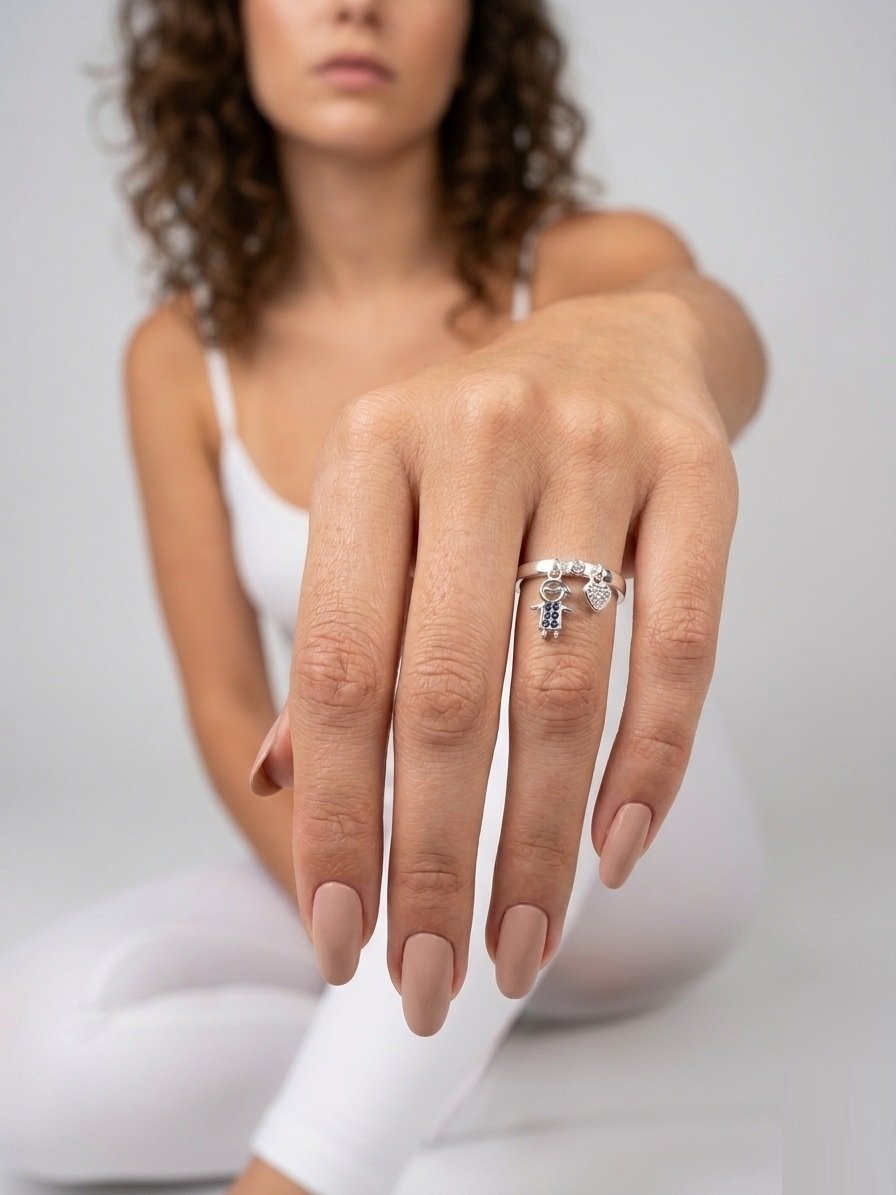 ANILLO NENE CON CORAZON CP-AN