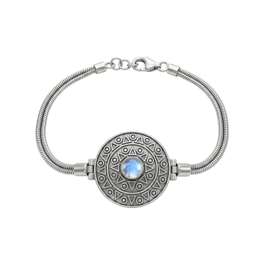 PULSERA PIEDRA LABRADORITA 18+1cm C-23A