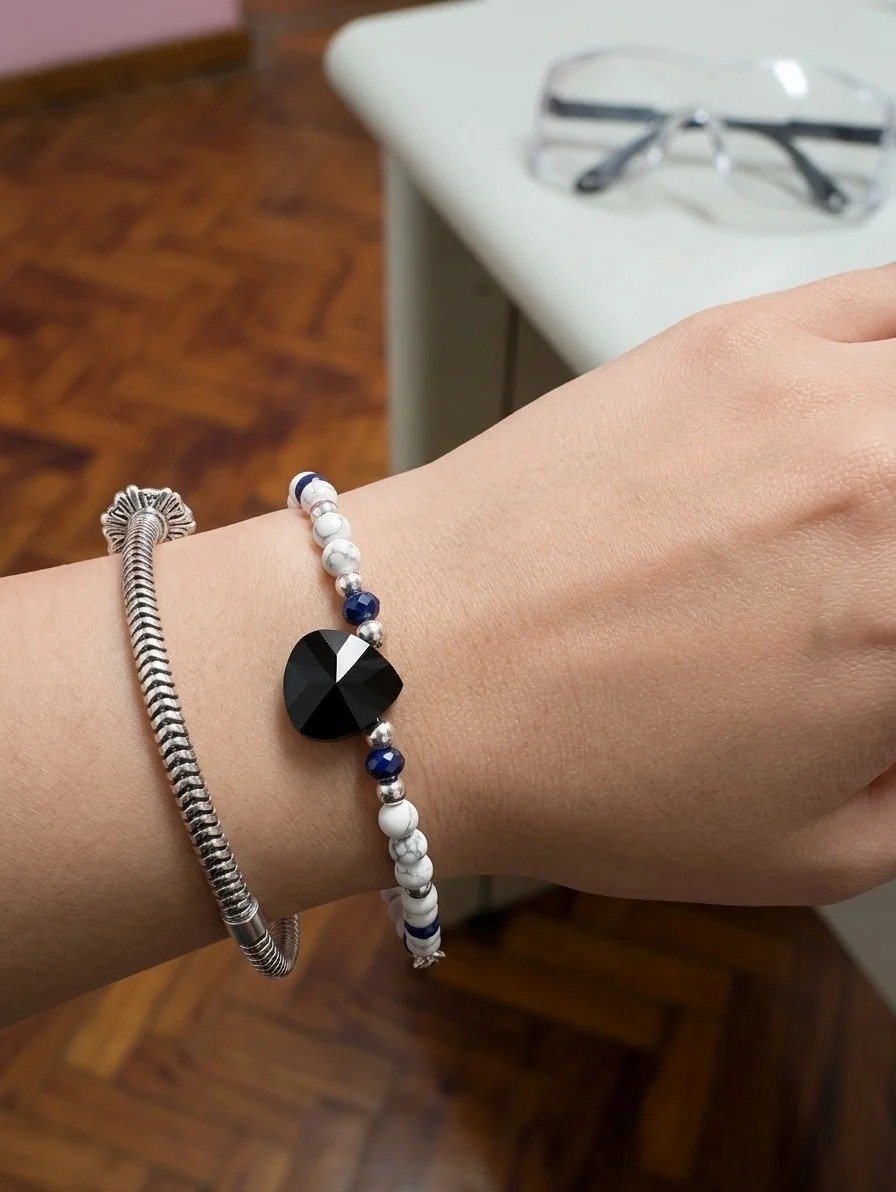 Pulsera swarovski NEGRO D:11cm C-23A