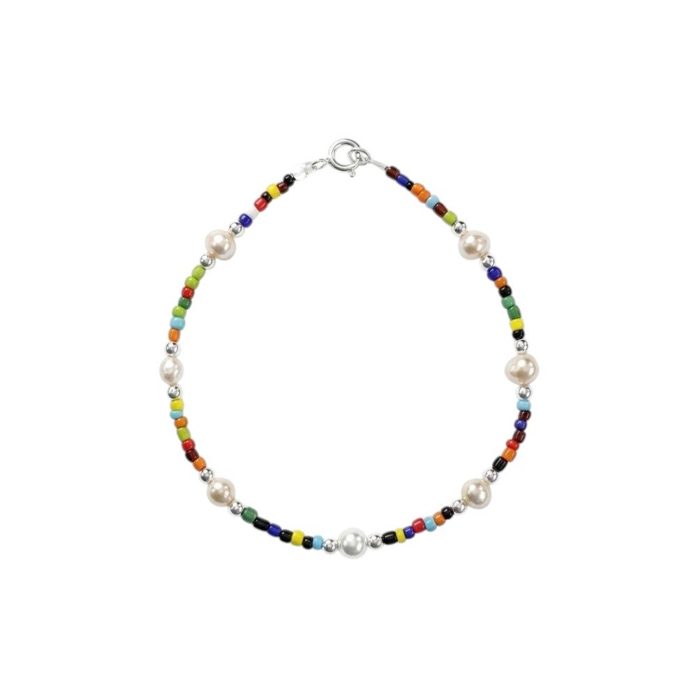 Pulsera Perla multicolor 19cm C-24A