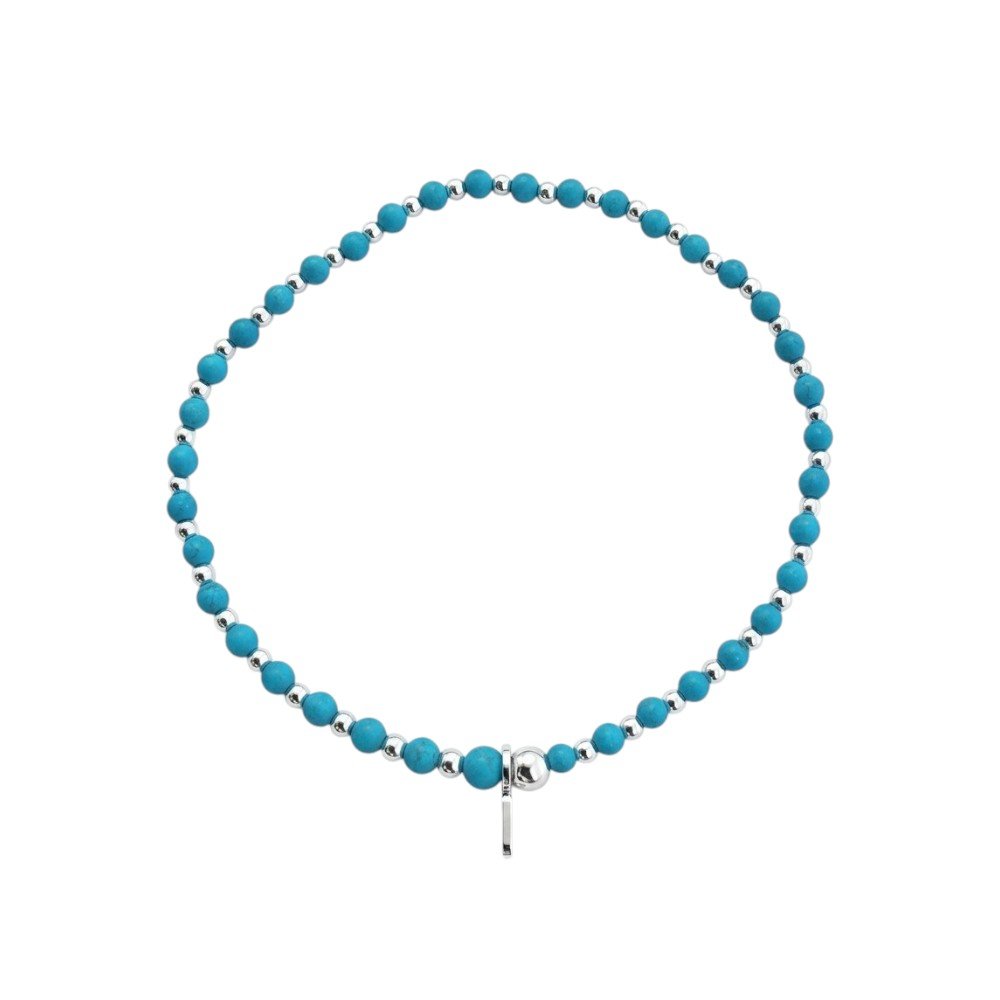 Pulsera elastizada turquesa C-24B