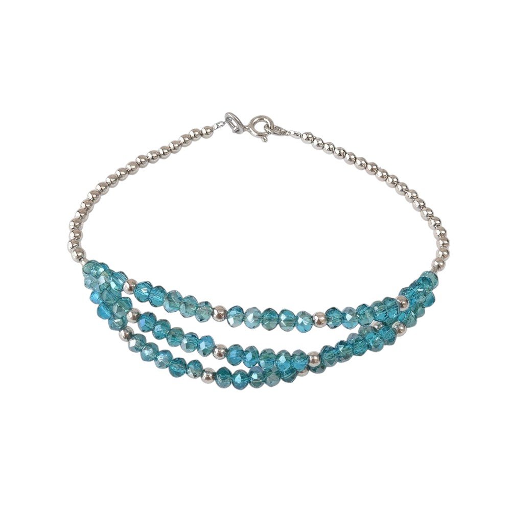 PULSERA TRIPLE CELESTE C-23A