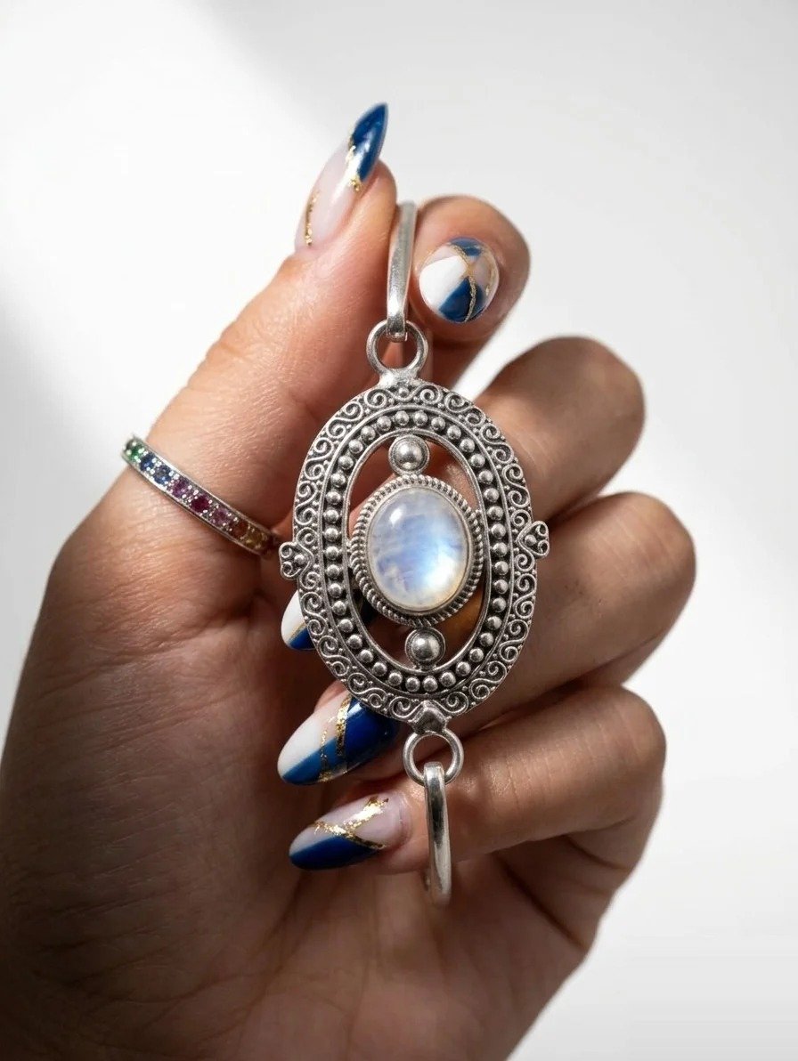 PULSERA PIEDRA LUNAR 68mm C-23A