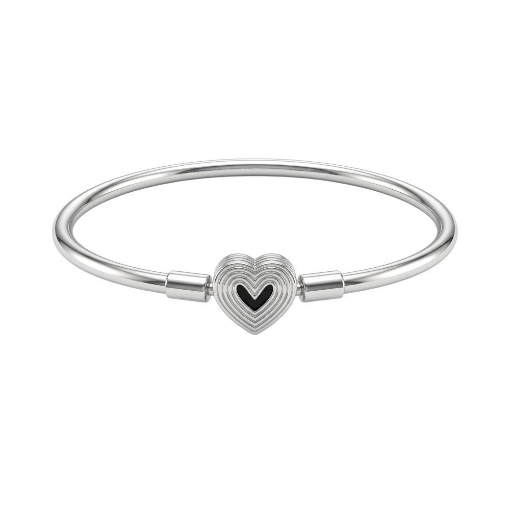 PULSERA ESCLAVA CIERRE CORAZON PANDO 65mm