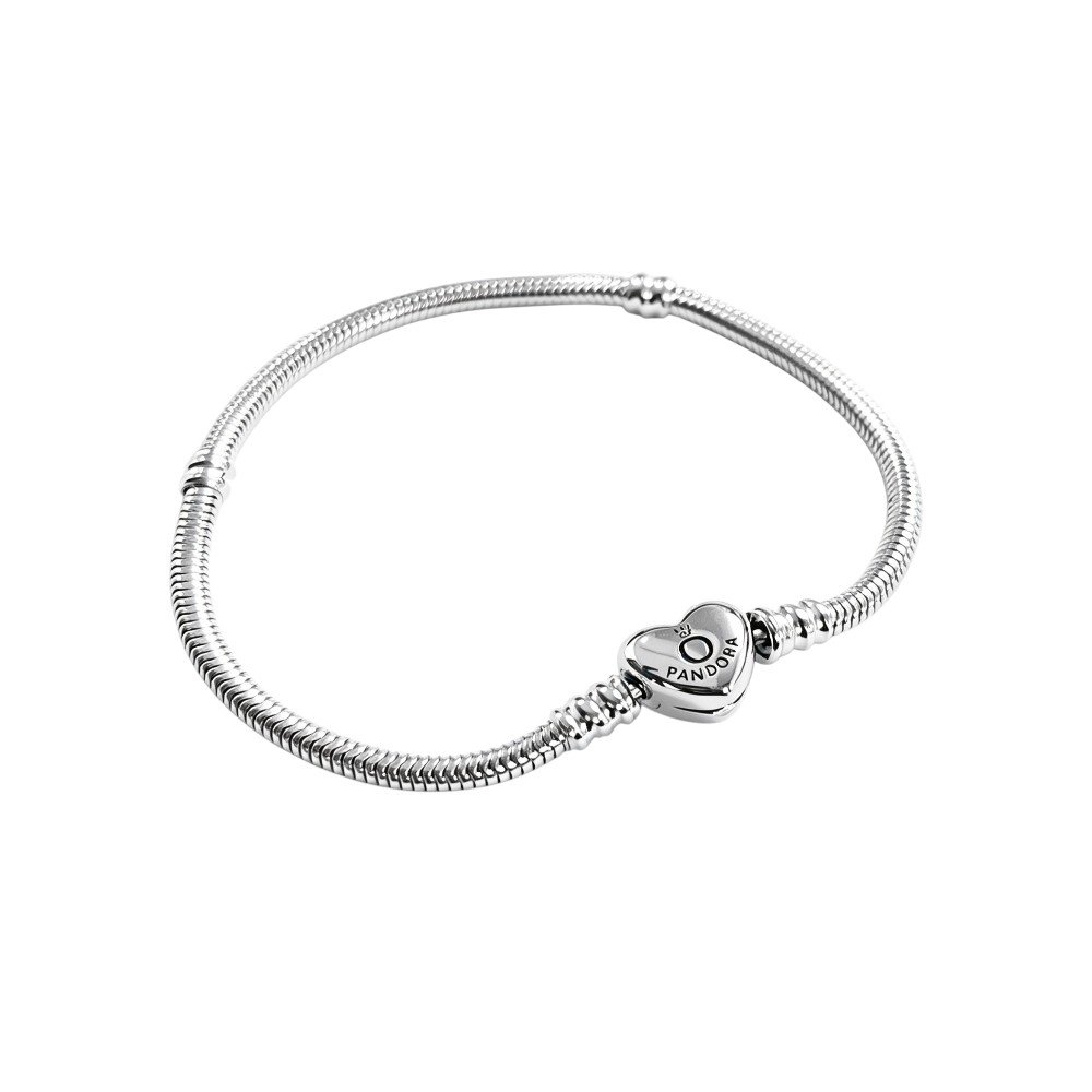 PULSERA PANDO CIERRE CORAZON 18cm