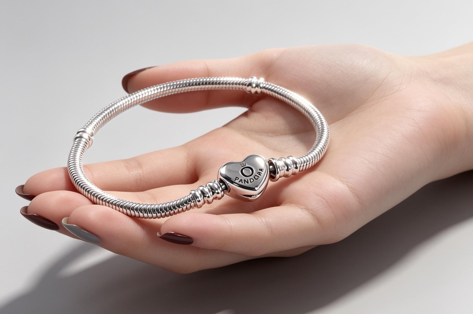 PULSERA PANDO CIERRE CORAZON 20cm