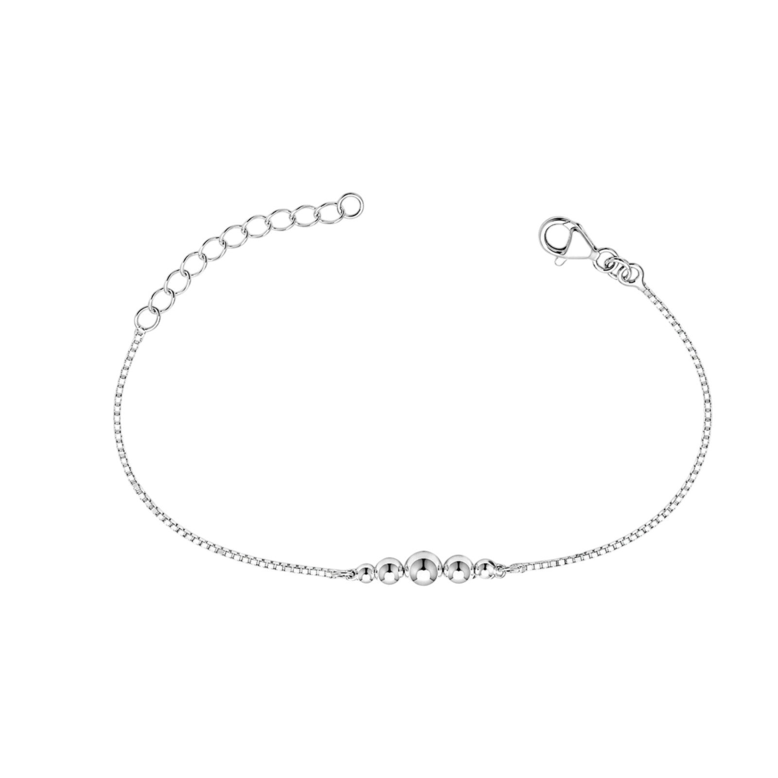 PULSERA CON BOLITAS 17+3cm CP-P
