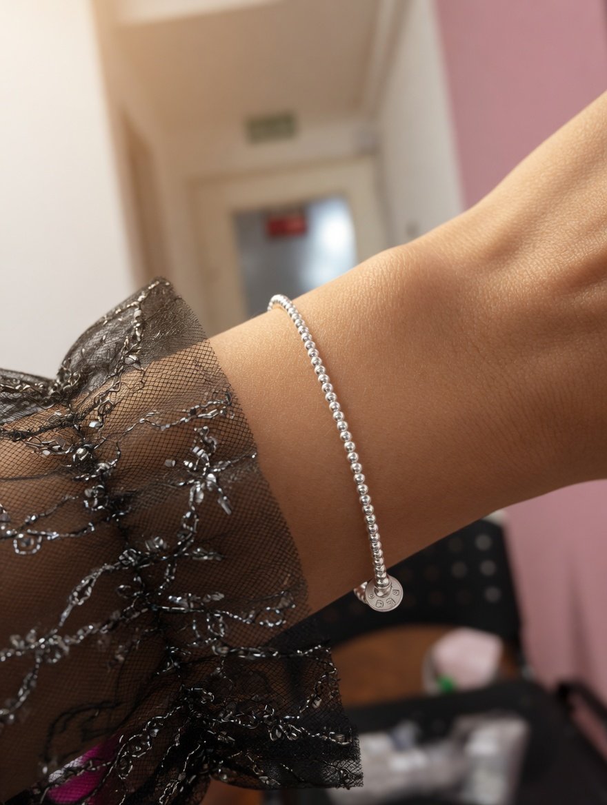 PULSERA ELASTICA BOLITAS CP-P