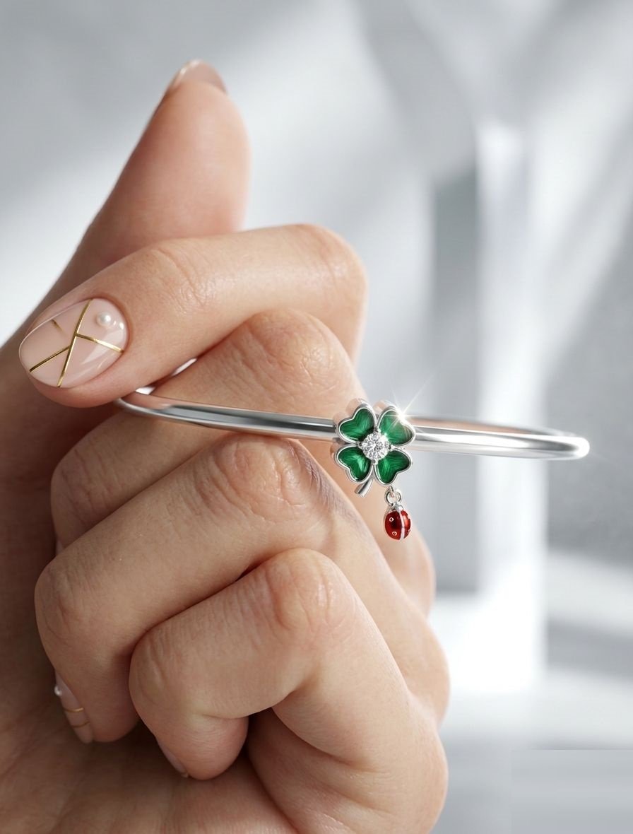 CHARMS TREBOL Y MARIQUITA T-1C