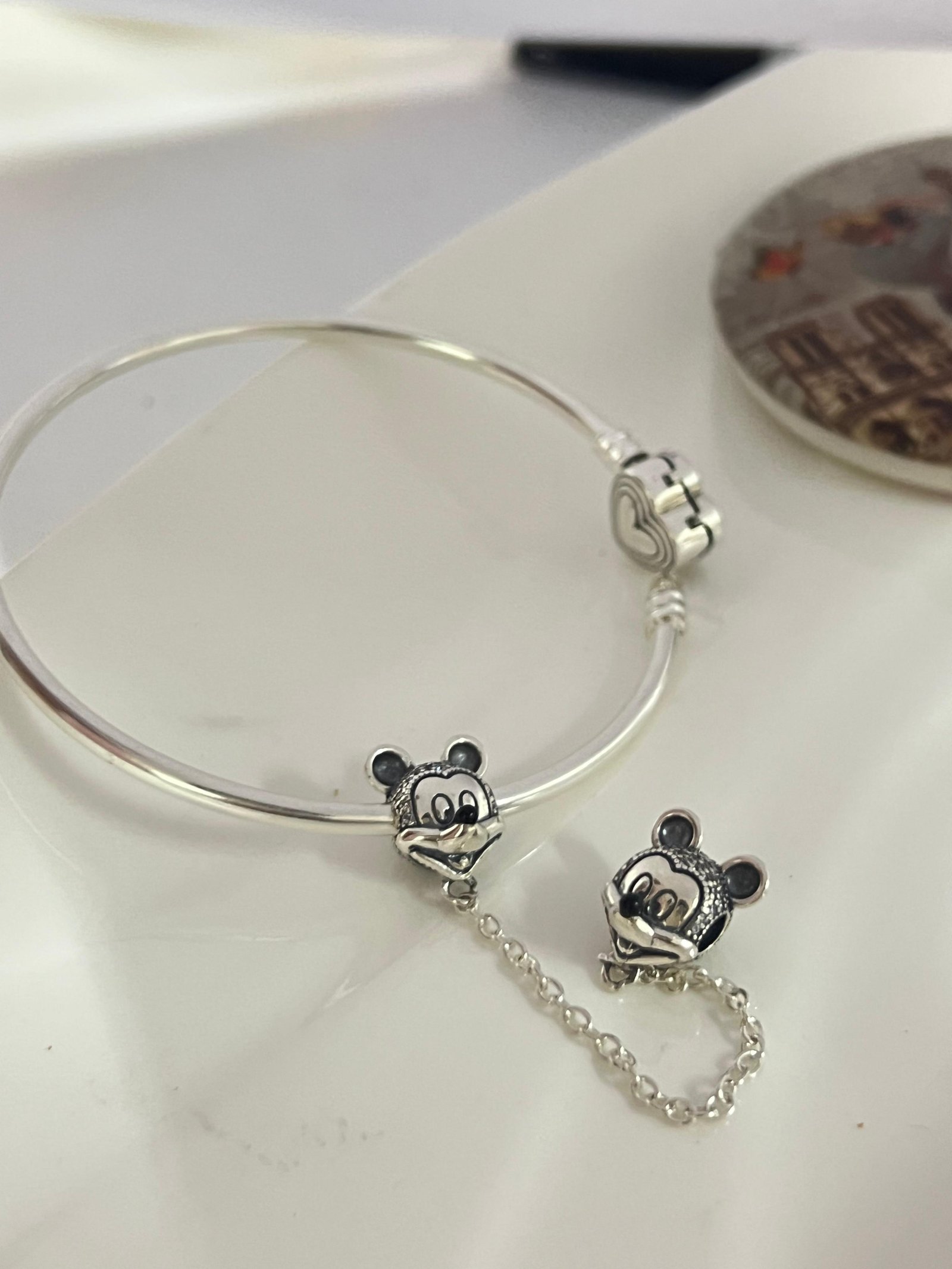 CHARMS CADENA DE SEGURIDAD DE MICKEY MOUSE T-1E