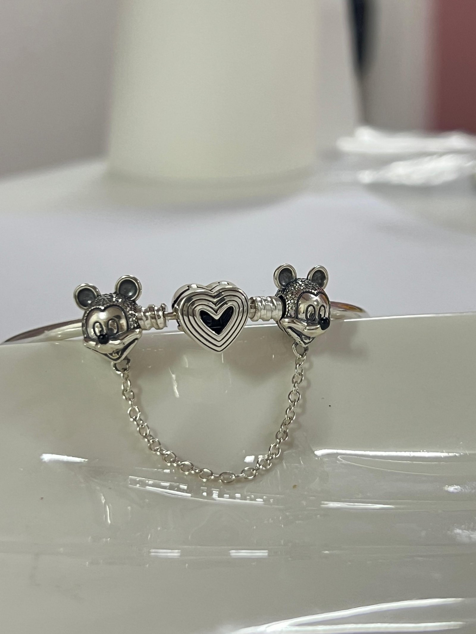 CHARMS CADENA DE SEGURIDAD DE MICKEY MOUSE T-1E