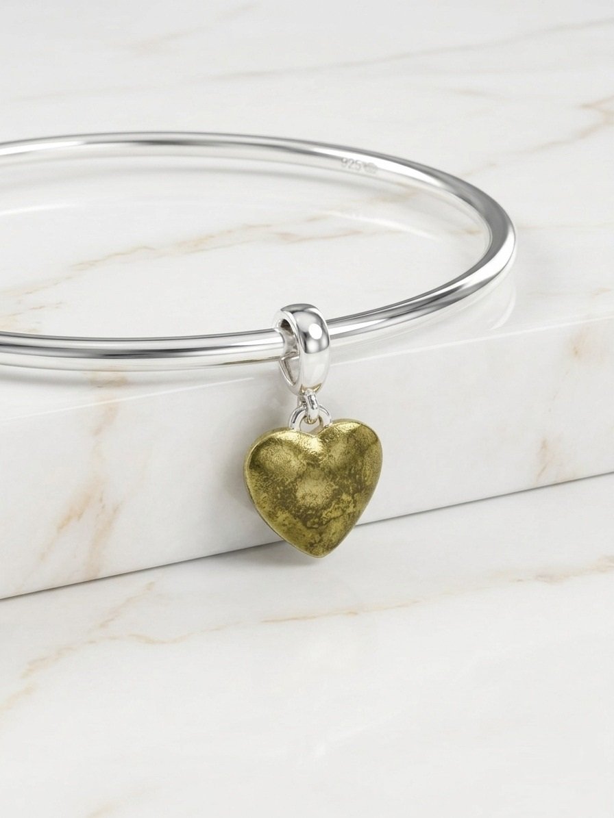 CHARMS CORAZON MARRON T-1B