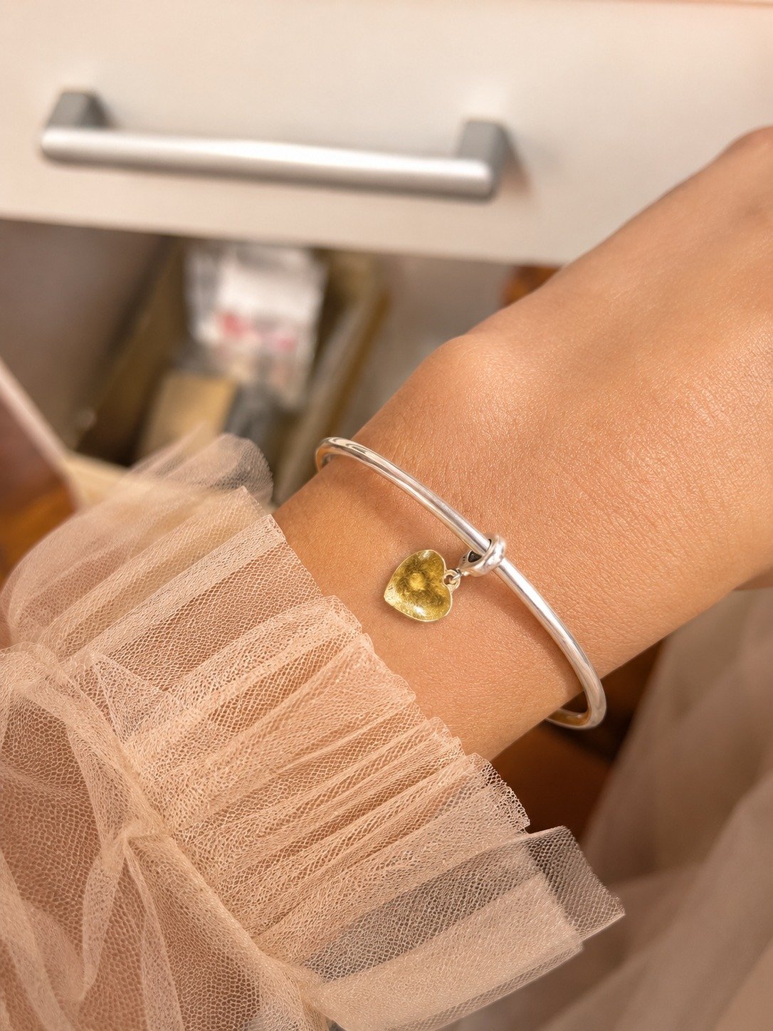 CHARMS CORAZON MARRON T-1B