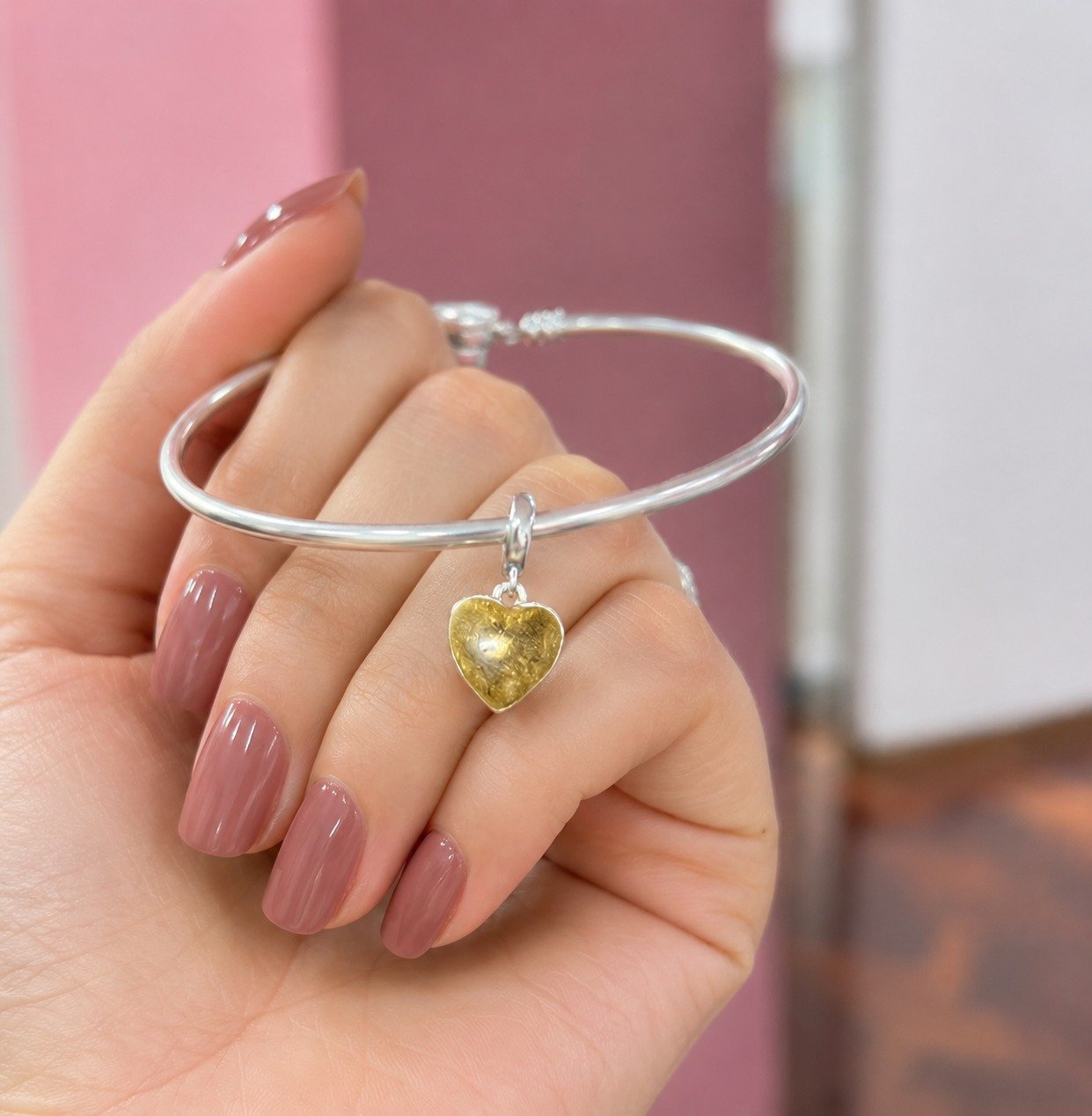CHARMS CORAZON MARRON T-1B