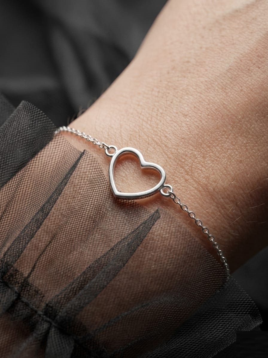 PULSERA CORAZON 17+3cm CP-P