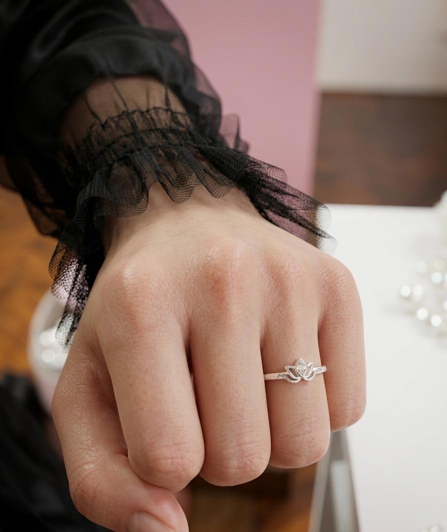 ANILLO FLOR DE LOTO CP-AN