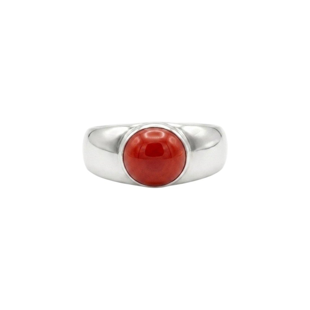Anillo Piedra Rojo C-105A