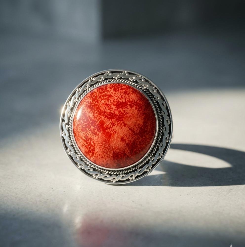 ANILLO ALAMBRE DE PUAS ROJO C-105A