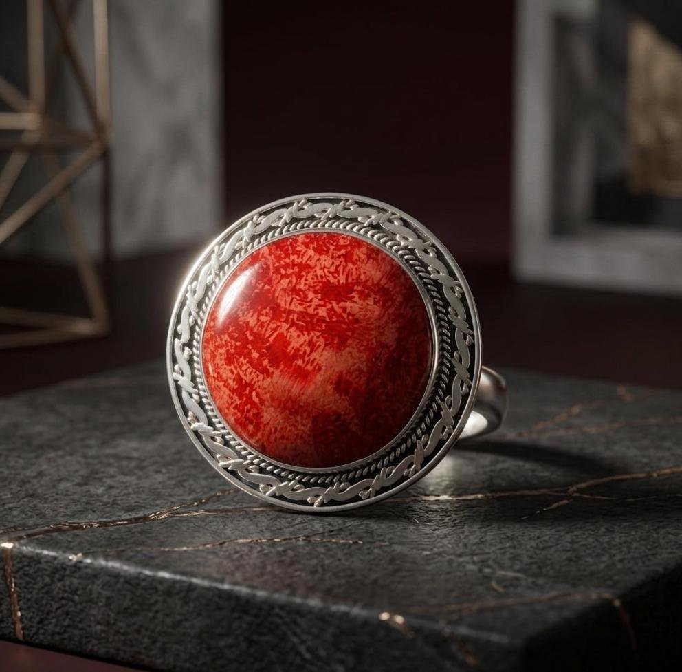 ANILLO ALAMBRE DE PUAS ROJO C-105A