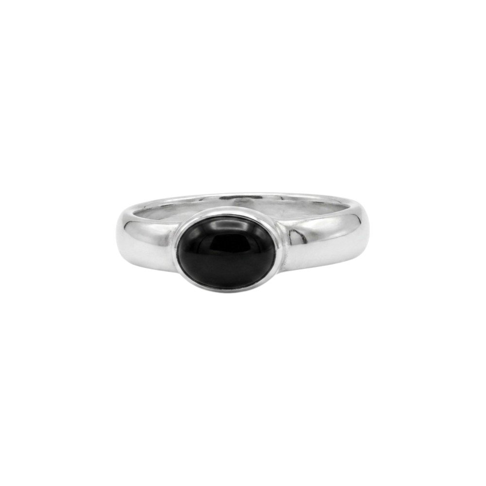 Anillo Piedra Negro C-105A
