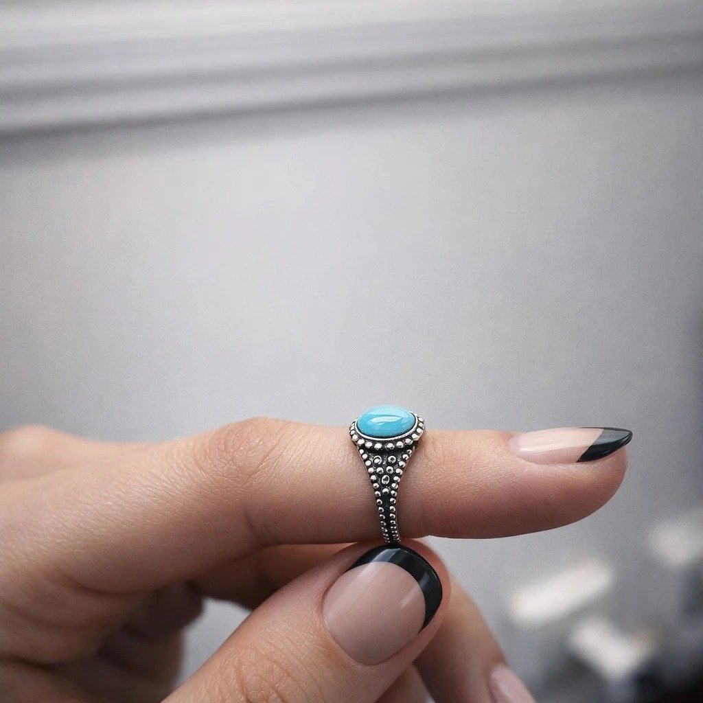 Anillo Piedra Turquesa C-105A