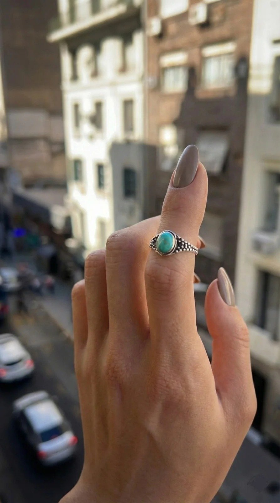 Anillo Piedra Turquesa C-105A