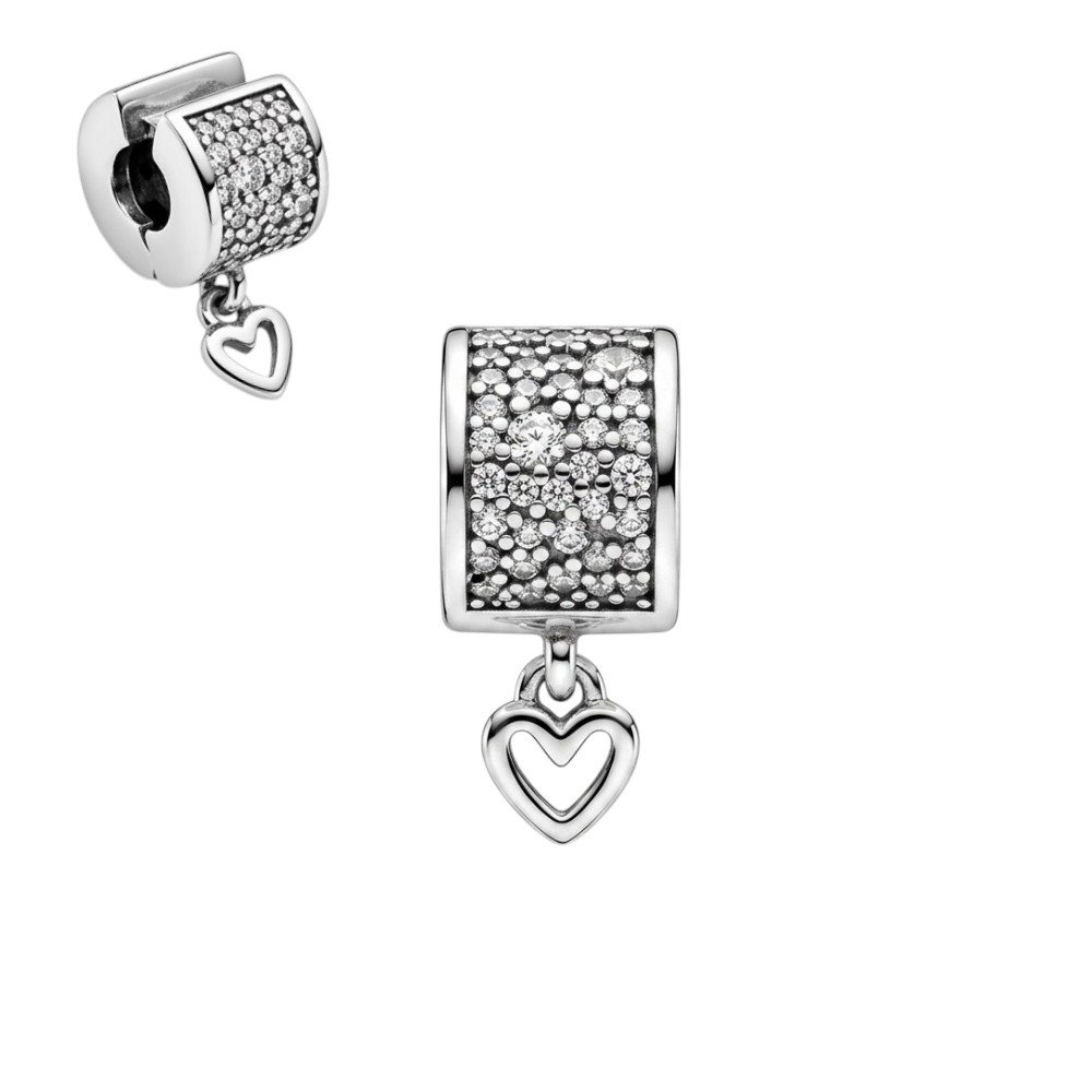 CHARMS TRABA CORAZON BRILLO T-1F