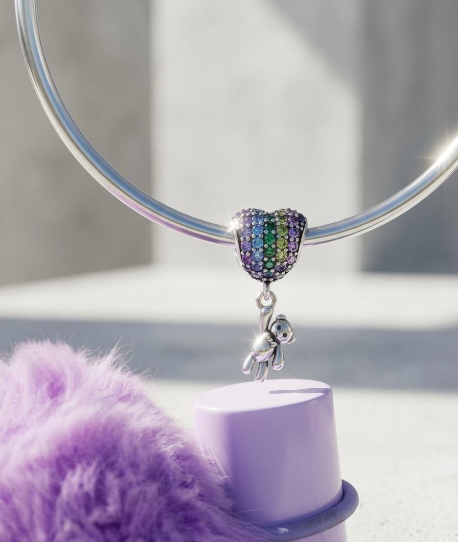 CHARMS CORAZON OSITO T-1D