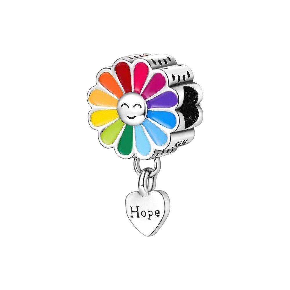 CHARMS FLOR ARCOIRIS "HOPE" T-1F