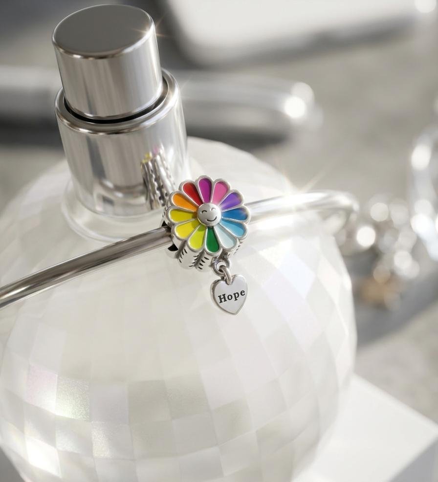 CHARMS FLOR ARCOIRIS "HOPE" T-1F