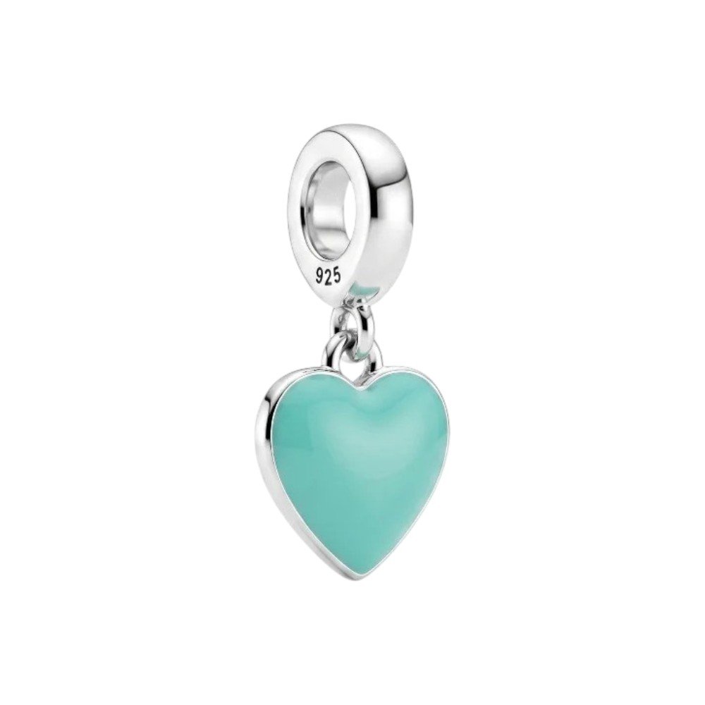 CHARMS CORAZON TURQUESA T-1D