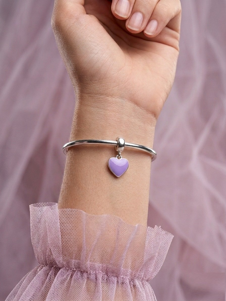 CHARMS CORAZON VIOLETTA T-1D