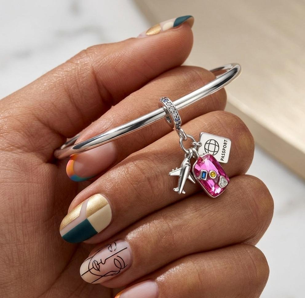 CHARMS VIAJERO ROSA T-1F