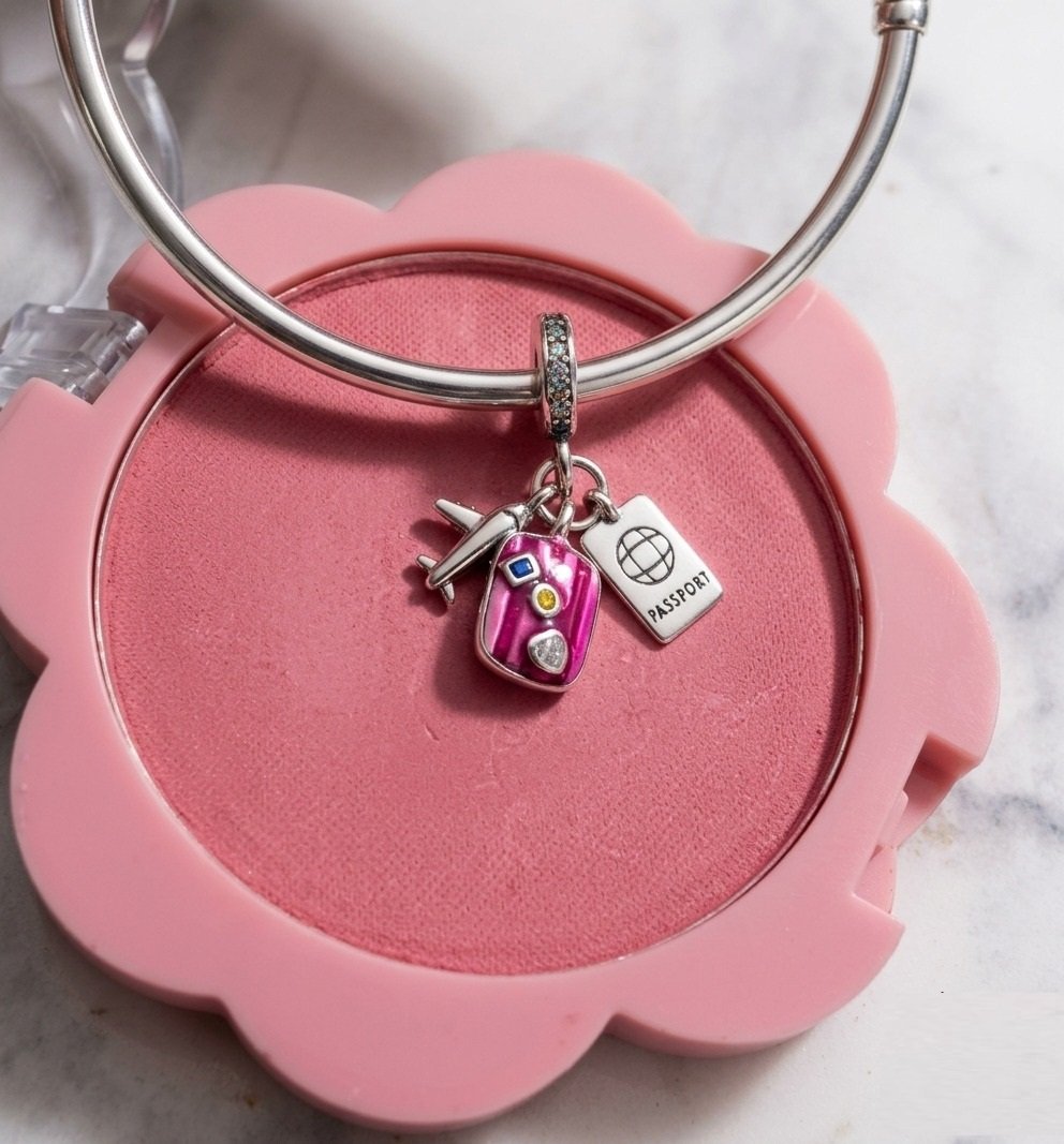 CHARMS VIAJERO ROSA T-1F