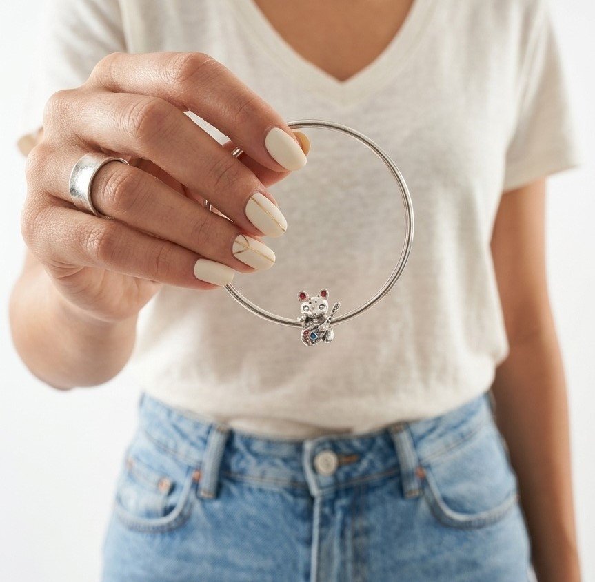 CHARMS GATITO DE LA SUERTE T-1C