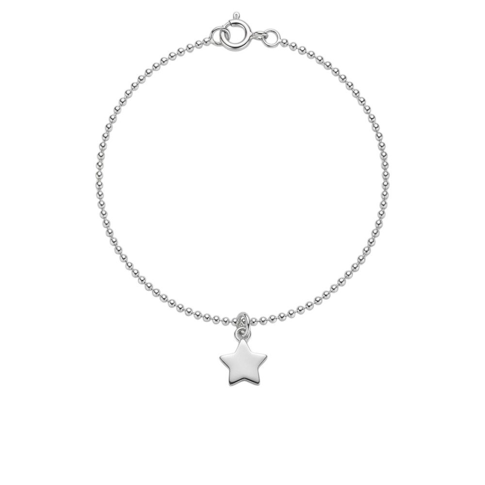 PULSERA BOLITAS ESTRELLA 19cm C-23A