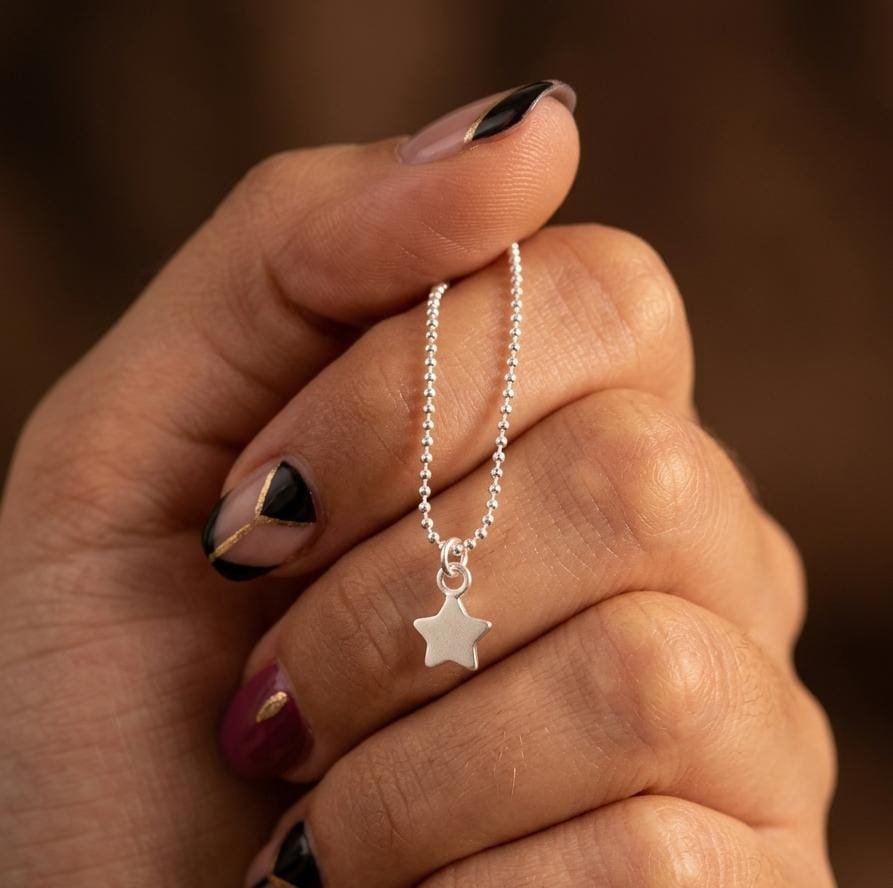 PULSERA BOLITAS ESTRELLA 19cm C-23A