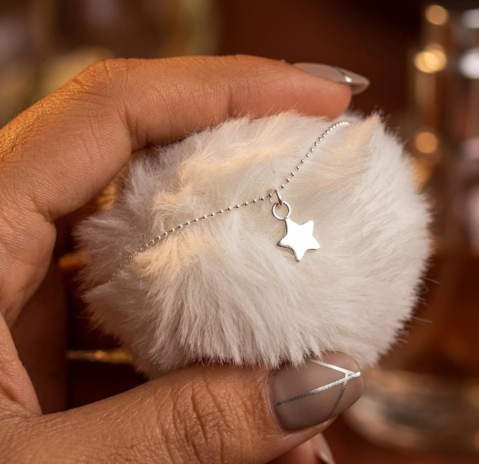 PULSERA BOLITAS ESTRELLA 19cm C-23A