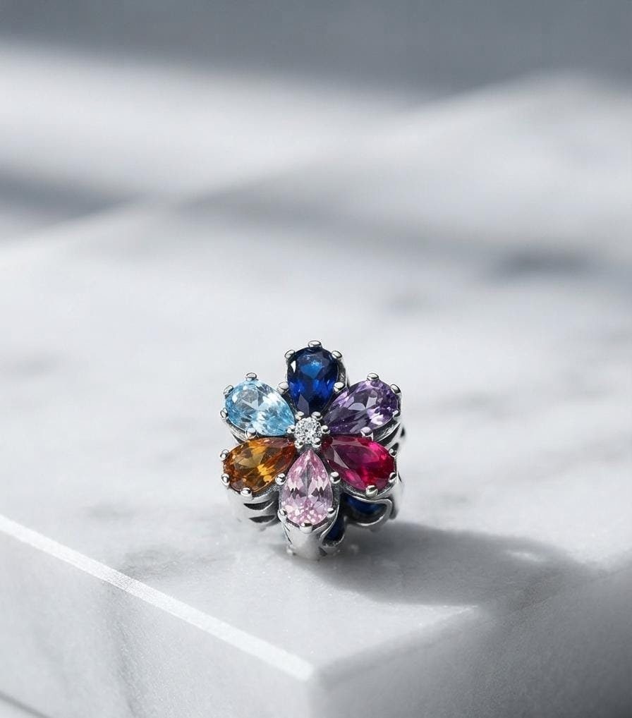 CHARMS FLOR MULTICOLOR T-1F