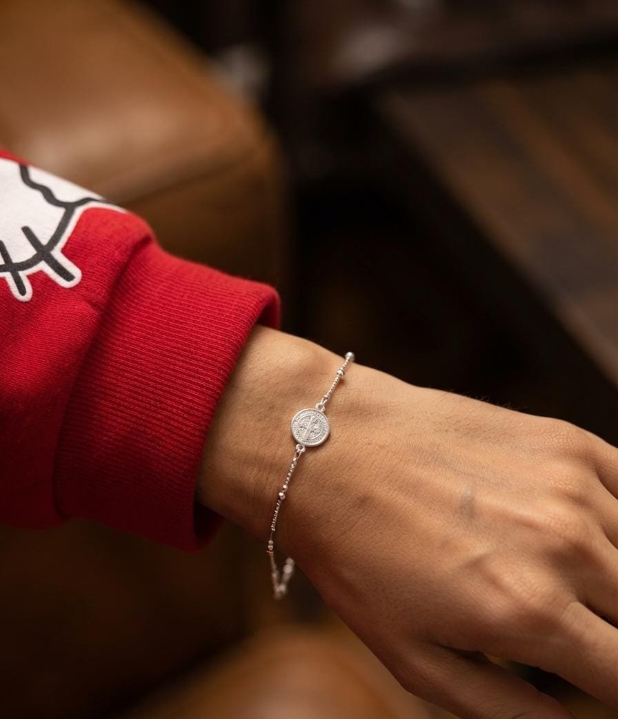 PULSERA SAN BENITO 17+3cm CP-P
